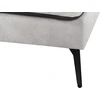 Beliani Trivietė kampinė sofa ALTAN, veliūras, šviesiai pilka, dešininė