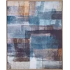 Beliani abstraktus drobės spaudinys rėmelyje 83 x 103 cm Daugiaspalvis PULSANO