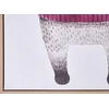 Beliani Drobės paveikslas CAMPLI su gyvūnų motyvu 63 x 99 cm pilkas