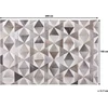 Beliani Kilimas ALAKA pilkas 140 x 200 cm natūrali oda