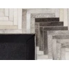 Beliani Odos kilimas 140 x 200 cm pilkas smėlio spalvos ARSUZ