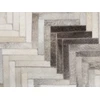 Beliani Odos kilimas 140 x 200 cm pilkas smėlio spalvos ARSUZ