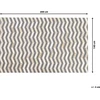 Beliani Kilimas BAGGOZE tamsiai pilkas 140 x 200 cm Natūrali oda