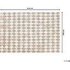 Beliani Kilimėlis SESLICE smėlio spalvos 160 x 230 cm natūrali oda