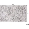 Beliani Kilimas AHILLI pilkas 140 x 200 cm natūrali oda