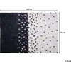 Beliani Kiliminis ERFELEK juodas 140 x 200 cm natūrali oda