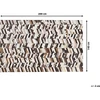 Beliani Kilimas AKYELE rudas 140 x 200 cm iš natūralios odos