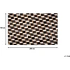 Beliani Kilimas ALPKOY Rudo spalvos 140 x 200 cm Natūrali oda