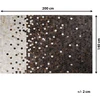 Beliani Kilimas EYIM rudas 140 x 200 cm natūrali oda