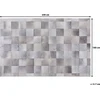 Beliani Kilimas ALACAM pilkas 160 x 230 cm natūrali oda