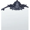 Beliani Sieninis veidrodis SOMMANT 67 cm 76 cm metalinis juodas