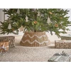 Beliani Kalėdų eglutės stovas HIVER jūros žolė natūralus 51 cm