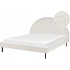 Beliani Boucle lova MARGUT 160 x 200 cm, balta