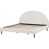 Beliani Lova Boucle MARGUT 180 x 200 cm balta