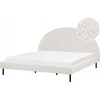 Beliani Lova Boucle MARGUT 180 x 200 cm balta
