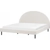 Beliani Lova Boucle MARGUT 180 x 200 cm balta