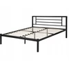 Beliani Metalinė lova CUSSET 160 x 200 cm, juoda