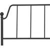 Beliani Metalinė lova MAURESSAC 180 x 200 cm juoda