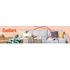 Beliani Lova su patalynės dėže ROUEN šviesiai smėlio spalvos 180 x 200 cm