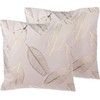 Beliani 2 velour dekoratyvinių pagalvių rinkinys sąraše 45 x 45 cm rožinė FREESIA