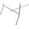 Beliani Sodo suoliukas PAVIA 146 cm metalinis, balkšva spalva