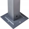 Beliani Sodo pavėsinė su LED apšvietimu PARGA metalinė 310 cm x 310 cm ruda