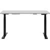 Beliani Elektriškai reguliuojamas stalas DESTIN II Pilka/juoda 130 cm 72 cm