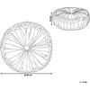 Beliani Dekoratyvinė pagalvė UDALA 40 x 40 cm Rose Solid