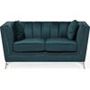 Sofa Beliani 5 vietų minkštų baldų komplektas GAULA, azuro veliūras