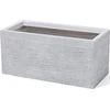 Beliani Gėlių vazonas MYRA 50 cm baltas