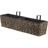 Beliani Pot 80 x 20 x 18 cm rudos spalvos KVALA