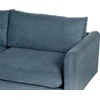 Beliani 4 vietų kampinė sofa VINTERBRO, šenilinė, mėlyna, dešininė
