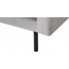 Beliani 4 vietų kampinė sofa VINTERBRO, veliūrinė, pilka, dešininė