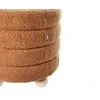 Beliani Pufas CHILLY Boucle auksinės rudos spalvos