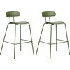 Beliani 2 baro kėdžių komplektas SIBLEY Žalias