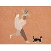 Beliani Rinkinys 2 dekoratyvinės pagalvėlės MEŠKETAI 45 x 45 cm oranžinės uniformos