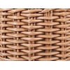 Beliani 3 gėlių krepšių rinkinys AUCUBA 26/34/44 cm šviesiai rudas