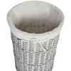 Beliani VAKARI 5 krepšių rinkinys, gluosnis, baltas, 55/89 l