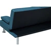 Beliani Trivietė išskleidžiama sofa ROXEN mėlyna