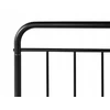 Beliani Išskleidžiama vaikiška lova Metal ANAIS 90 x 200 cm juoda