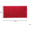 Beliani Shaggy kilimas CIDE raudonos spalvos 80 x 150 cm