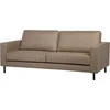 Beliani 3 vietų sofa SAVALEN iš dirbtinės odos, smėlio spalvos