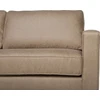 Beliani 3 vietų sofa SAVALEN iš dirbtinės odos, smėlio spalvos