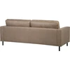 Beliani 3 vietų sofa SAVALEN iš dirbtinės odos, smėlio spalvos