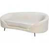 Beliani 2 vietų sofa SAVAR Bouclé balta