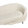 Beliani 2 vietų sofa SAVAR Bouclé balta