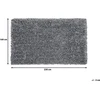 Beliani Shaggy kilimas CIDE juodas/baltas 200 x 300 cm