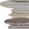 Beliani Metalinė sienų dekoracija Pióro ANTIMONY, 37 cm, sidabrinė