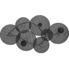 Beliani Sieninis dekoras POLONIUM metalinis 49 cm spalvotas