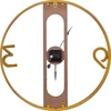 Beliani Sieninis laikrodis MULHOUSE 50 cm, rudas